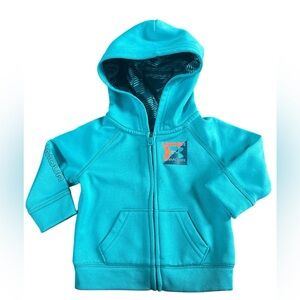 Under Armour baby sz 3-6 months, hooded zip jacket, spring, sweatshirt, like new